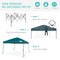 Best Choice Products 8x8ft Easy Setup Pop Up Canopy w/ 1-Button Setup, Wheeled Case, 4 Weight Bags